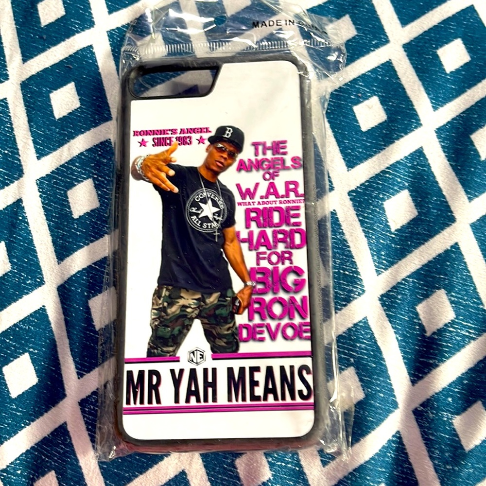 iPhone 7/8 plus Ronnie Devoe phone case I had made but never got to use